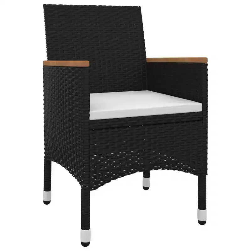 vidaXL Set da pranzo da giardino Tavolo in PE rattan Media Resistente