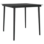 vidaXL Set da pranzo da giardino Tavolo in PE rattan Media Resistente