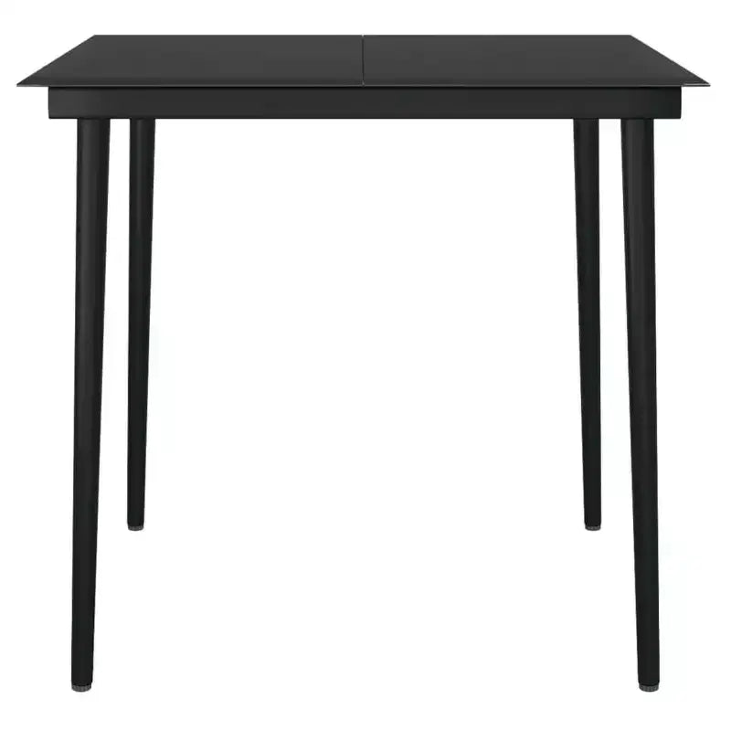 vidaXL Set da pranzo da giardino Tavolo in PE rattan Media Resistente