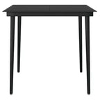 vidaXL Set da pranzo da giardino Tavolo in PE rattan Media Resistente