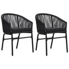 vidaXL Ensemble de salle à manger d'extérieur pour patio, table et chaises de jardin