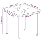 vidaXL Ensemble de salle à manger d'extérieur pour patio, table et chaises de jardin
