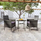 vidaXL Set da pranzo da giardino