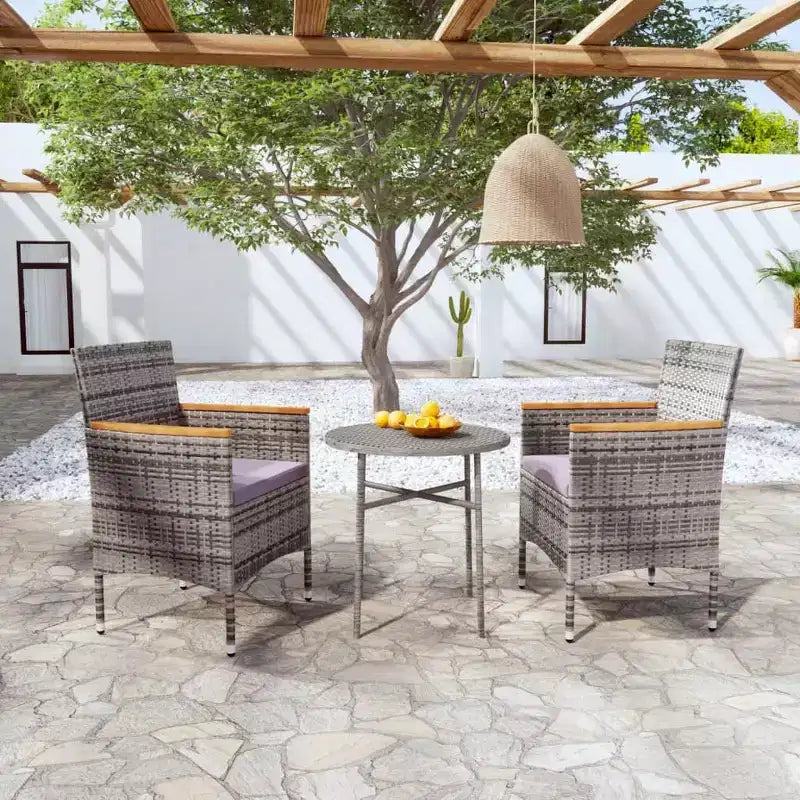 vidaXL Set da pranzo da giardino