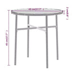 vidaXL Set da pranzo da giardino