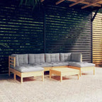 vidaXL Salon de jardin en différents coloris avec coussins