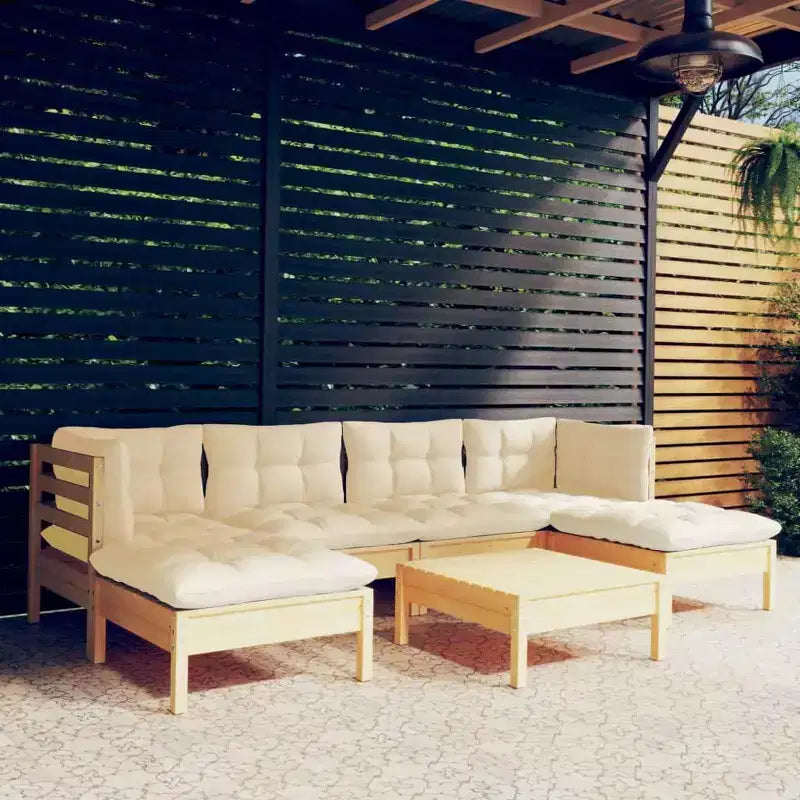 vidaXL Salon de jardin en différents coloris avec coussins