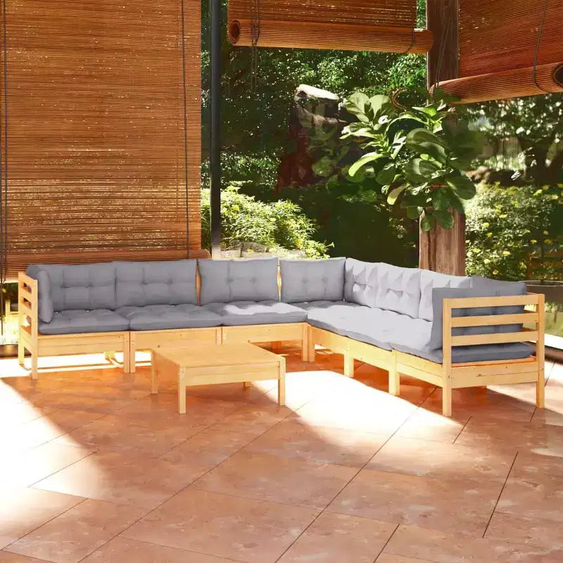 vidaXL Set Salotto da Esterno con Cuscini in Vari Colori