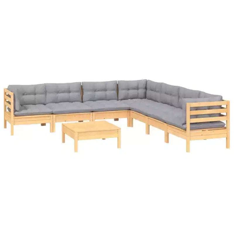 vidaXL Set Salotto da Esterno con Cuscini in Vari Colori