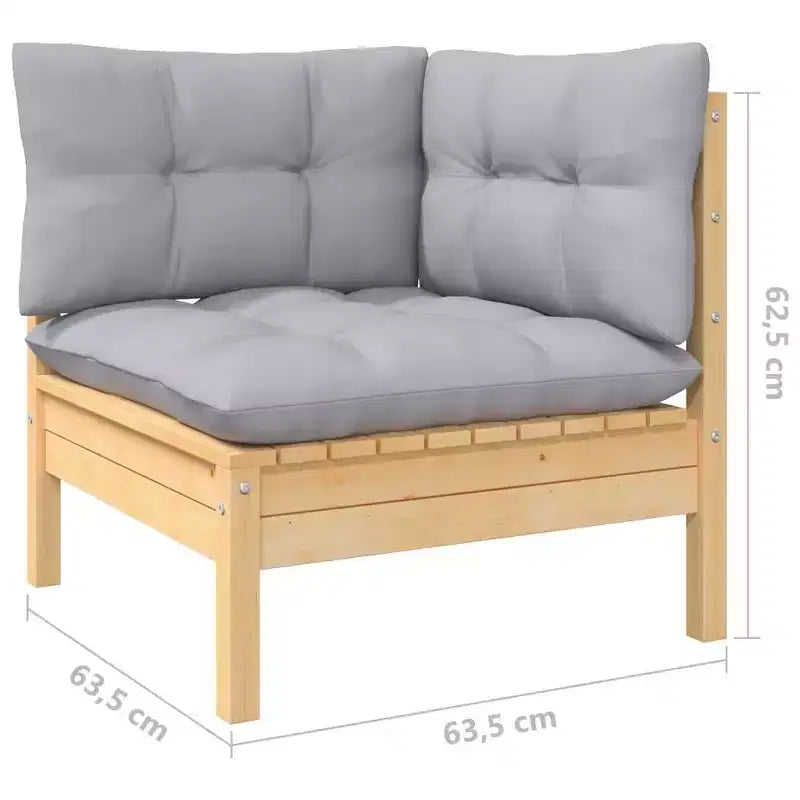 vidaXL Set Salotto da Esterno con Cuscini in Vari Colori