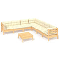 vidaXL Outdoor Lounge Set with Cushions in Various Colors