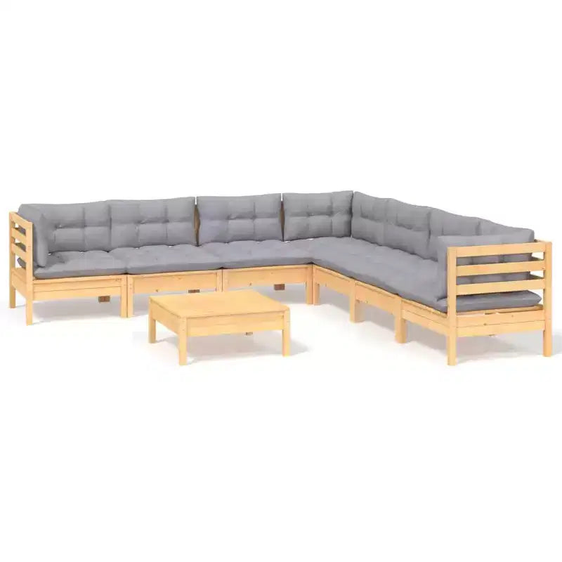 vidaXL Set Salotto da Esterno con Cuscini in Vari Colori
