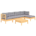 Set salotto da giardino vidaXL con cuscini, vari colori
