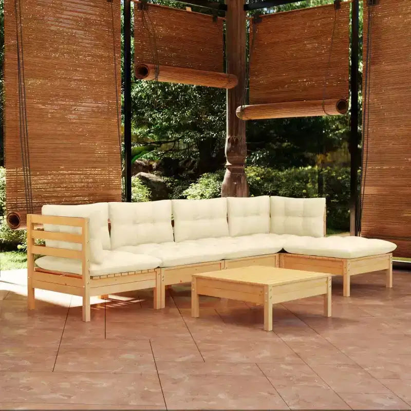 Set salotto da giardino vidaXL con cuscini, vari colori
