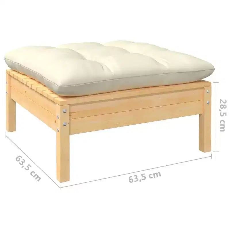 Set salotto da giardino vidaXL con cuscini, vari colori