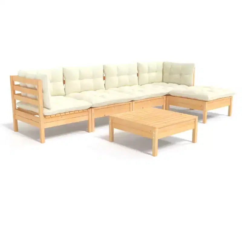 Set salotto da giardino vidaXL con cuscini, vari colori