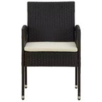 vidaXL Divano da Esterno Divano Sezionale Divano a Due Posti con Cuscini in Poly Rattan