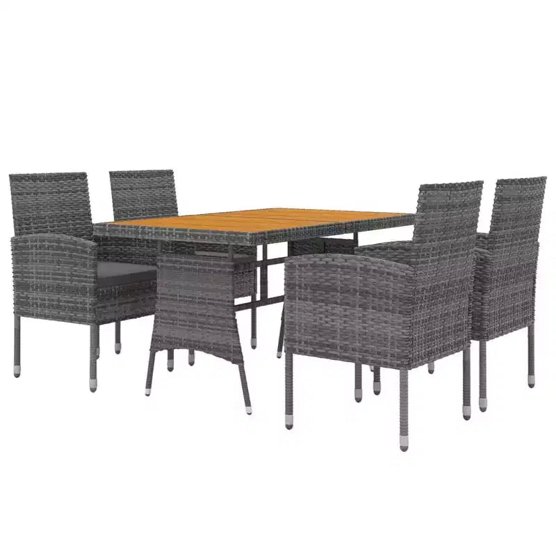 vidaXL Divano da Esterno Divano Sezionale Divano a Due Posti con Cuscini in Poly Rattan