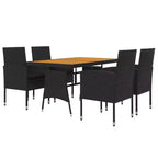 vidaXL Divano da Esterno Divano Sezionale Divano a Due Posti con Cuscini in Poly Rattan