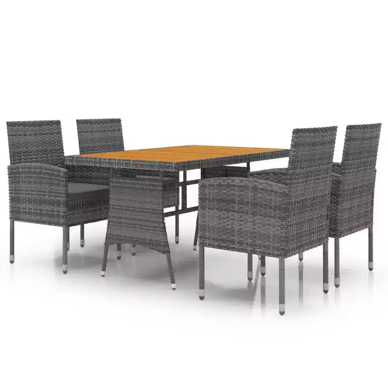 vidaXL Divano da Esterno Divano Sezionale Divano a Due Posti con Cuscini in Poly Rattan