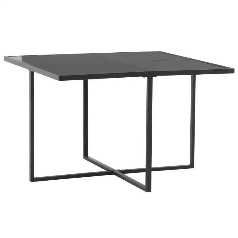 Set da pranzo da patio vidaXL, tavolo e sedie da esterno, set di mobili in polyrattan