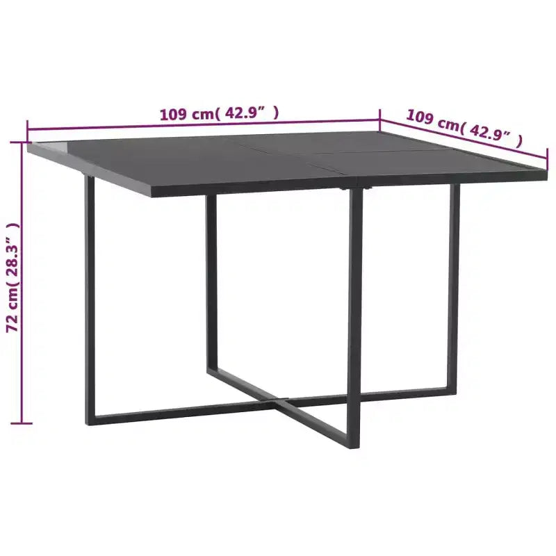 Set da pranzo da patio vidaXL, tavolo e sedie da esterno, set di mobili in polyrattan