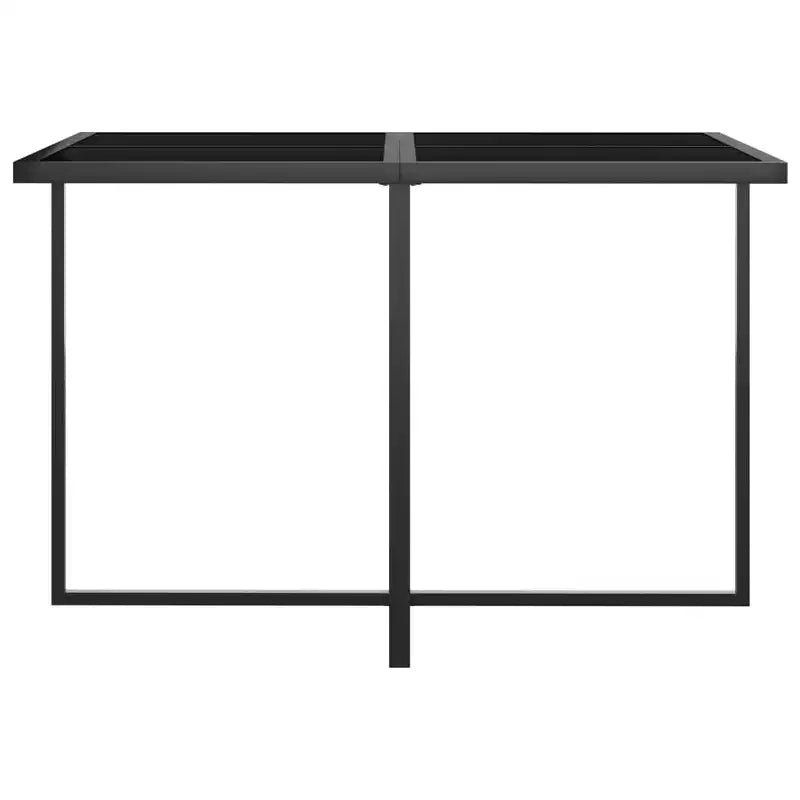 Set da pranzo da patio vidaXL, tavolo e sedie da esterno, set di mobili in polyrattan