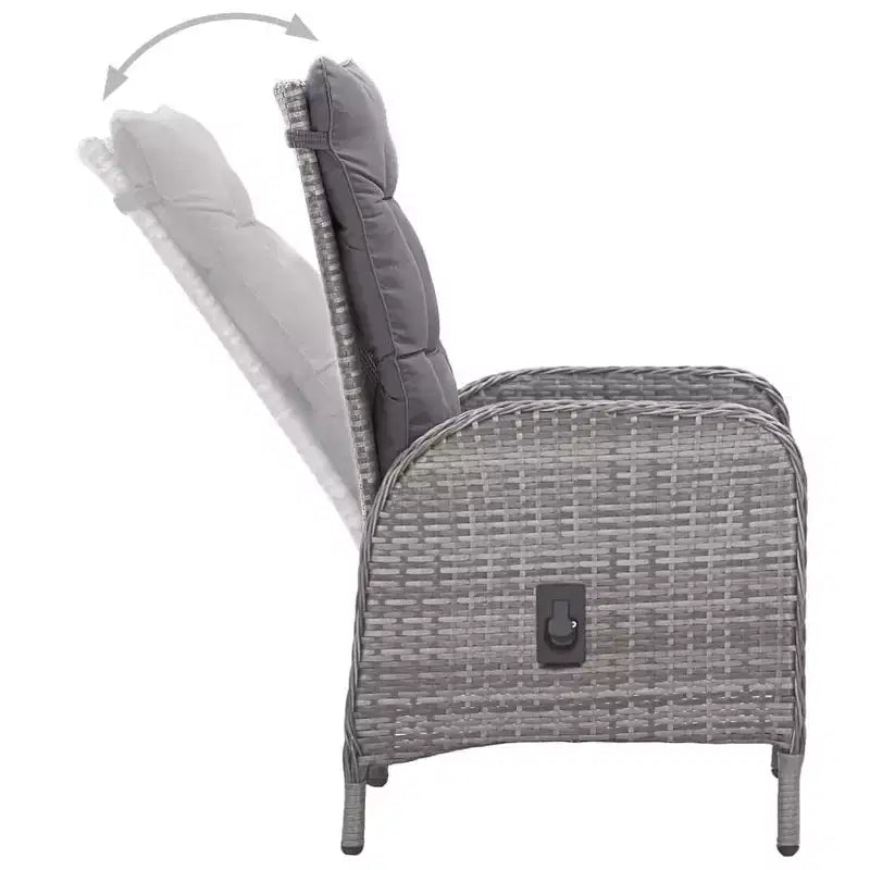 vidaXL Set da pranzo da giardino | Robusto legno di acacia e rattan PE | & Opzioni