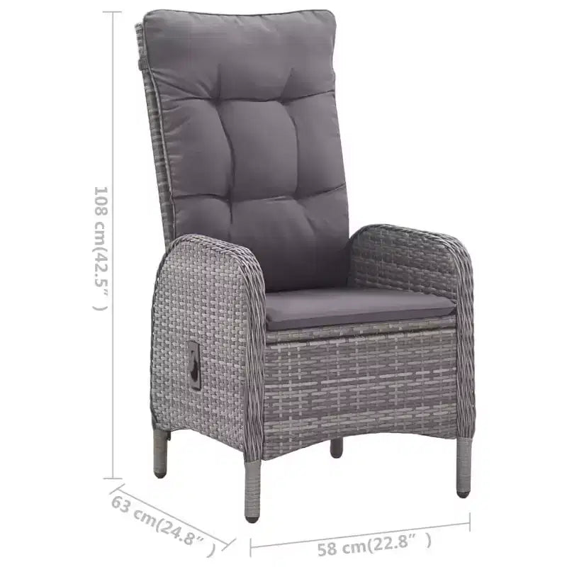 vidaXL Set da pranzo da giardino | Robusto legno di acacia e rattan PE | & Opzioni