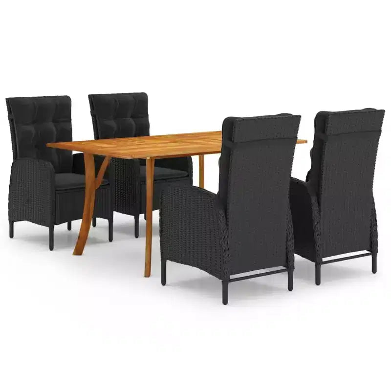 vidaXL Set da pranzo da giardino | Robusto legno di acacia e rattan PE | & Opzioni