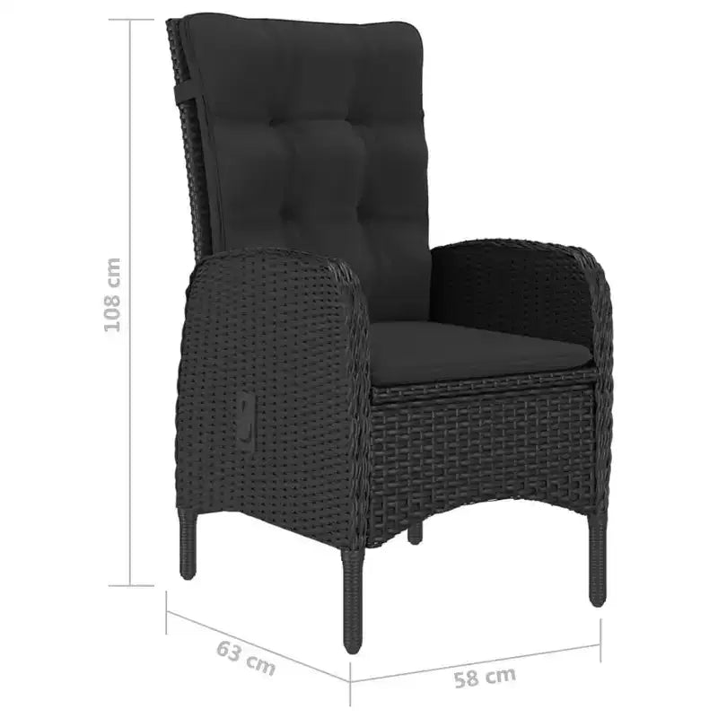 vidaXL Set da pranzo da giardino | Robusto legno di acacia e rattan PE | & Opzioni
