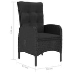 vidaXL Set da pranzo da giardino | Robusto legno di acacia e rattan PE | & Opzioni