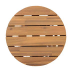 Set da conversazione per patio in 3 pezzi in legno di acacia, mobili da esterno, 2 poltrone con tavolino per giardino/patio/terrazza - ModernLuxe