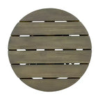 Set da conversazione per patio in 3 pezzi in legno di acacia, mobili da esterno, 2 poltrone con tavolino per giardino/patio/terrazza - ModernLuxe