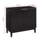 Madia Credenza a 31 Ante, Mobile Bar Caffè in Legno con Ripiano Regolabile, Armadietto a Pavimento per Cucina
