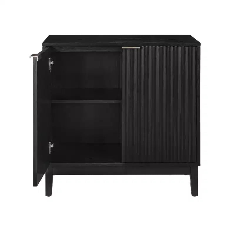 Madia Credenza a 31 Ante, Mobile Bar Caffè in Legno con Ripiano Regolabile, Armadietto a Pavimento per Cucina