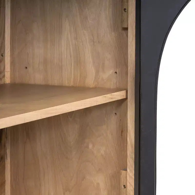 Buffet de Rangement à 4 Portes Luxystar avec Étagères Réglables pour Cuisine, Salle à Manger et Salon