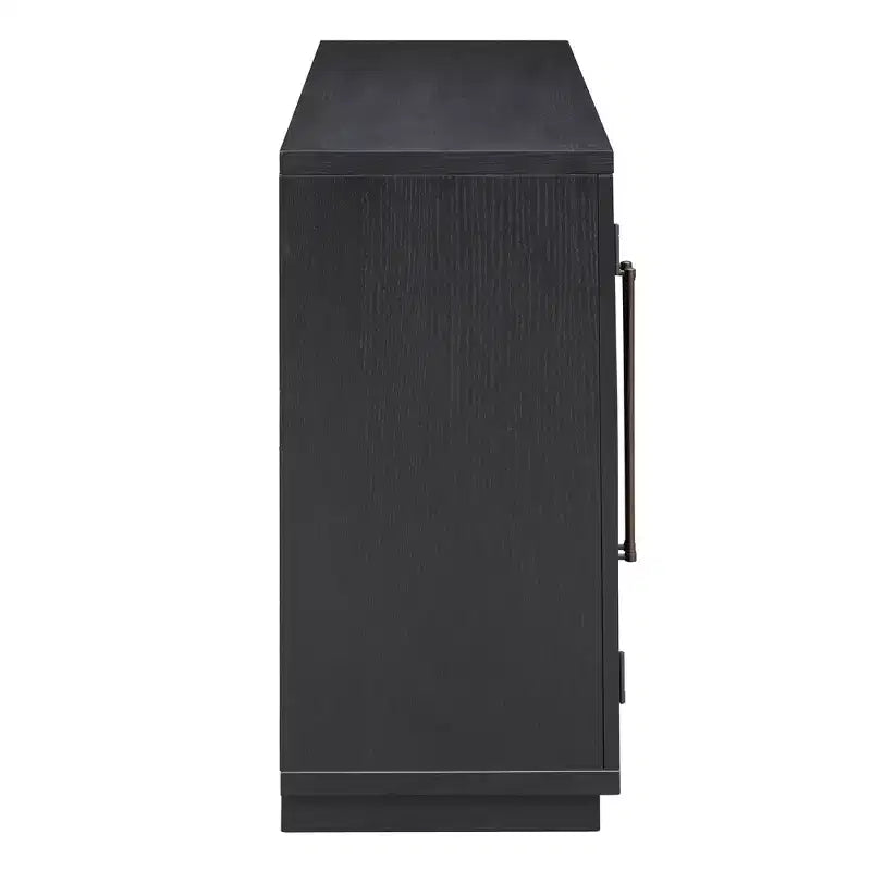Buffet de Rangement à 4 Portes Luxystar avec Étagères Réglables pour Cuisine, Salle à Manger et Salon