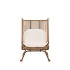 Christopher Knight Home Sunita Set da Pranzo da Esterno 3 Pezzi Stile Casale con Tavolo in Legno di Acacia e Sedie a Dondolo in Ferro