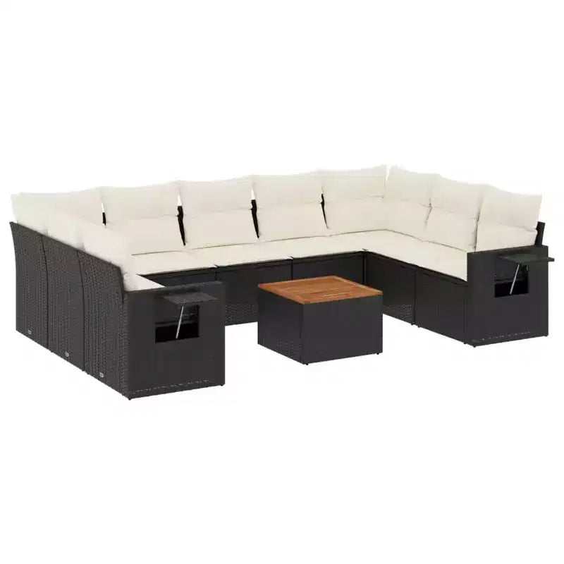 vidaXL Salon de jardin moderne avec coussins
