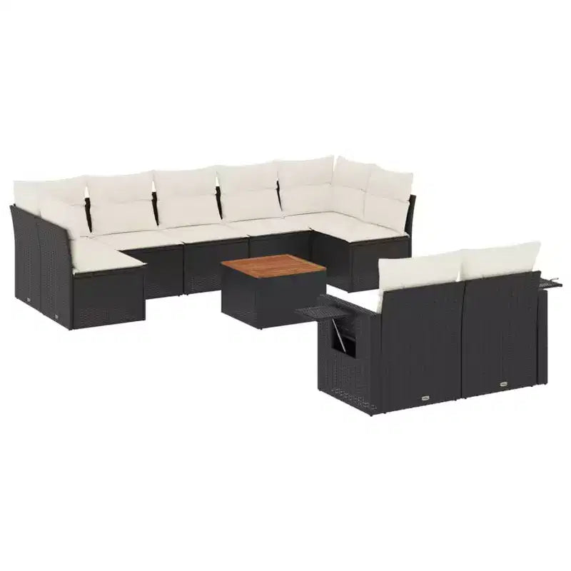 vidaXL Salon de jardin moderne avec coussins