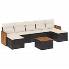 vidaXL Patio Sofa Set with Cushions in Various Colors
