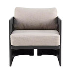 Christopher Knight Home Kirti Set Salotto Moderno da 3 Pezzi per Esterni in Alluminio con Cuscini (Tavolo Non Incluso)