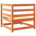 vidaXL Set Divano Modulare da Giardino con Cuscini e Legno Massello