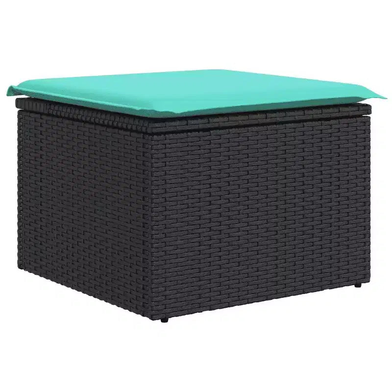 Set divano da giardino vidaXL modulare in polyrattan