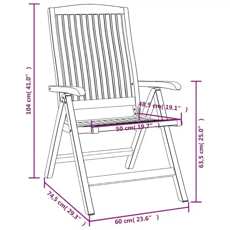vidaXL Set pranzo da giardino in teak naturale, legno massello di teak, medio pieghevole