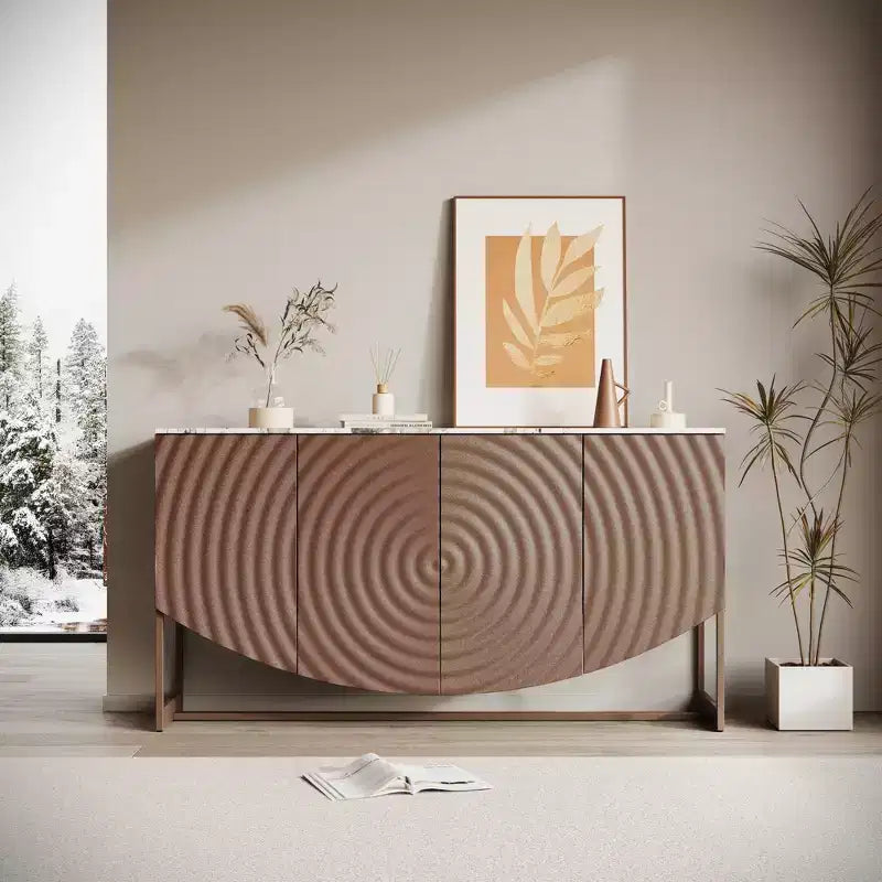 GDFStudio Thekla Credenza/Madia con Struttura a Onda Moderna