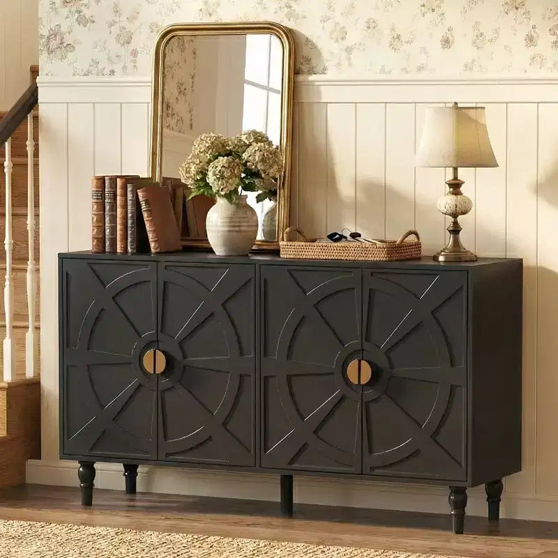 Bahut buffet vintage 140 cm avec rangement