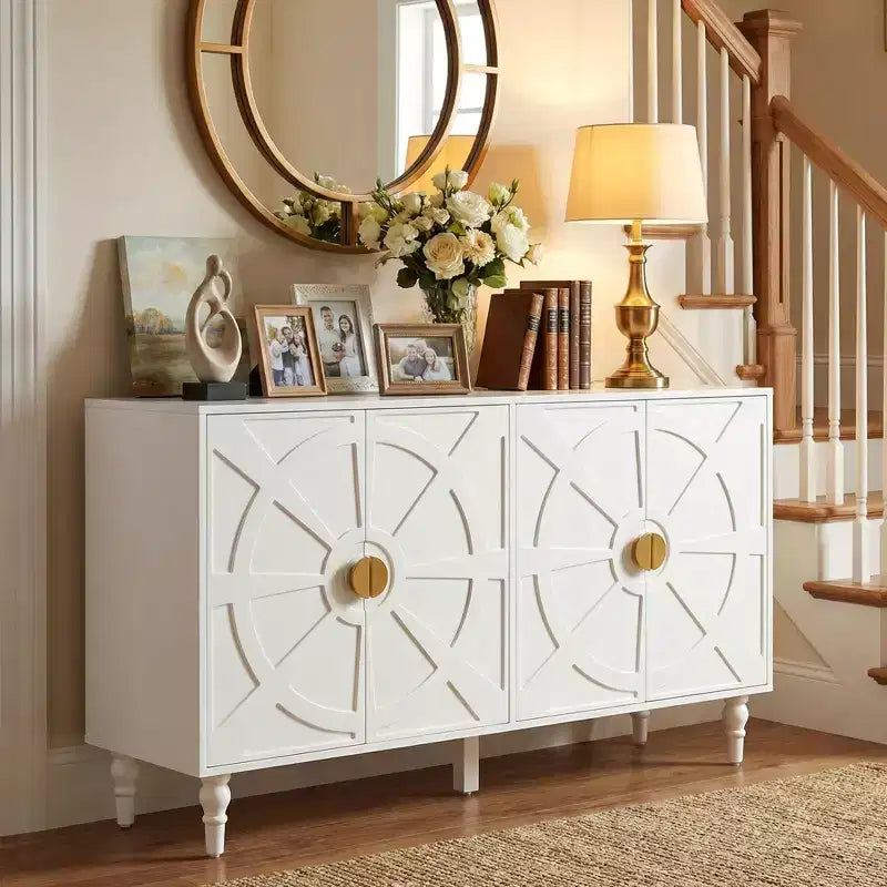Bahut buffet vintage 140 cm avec rangement