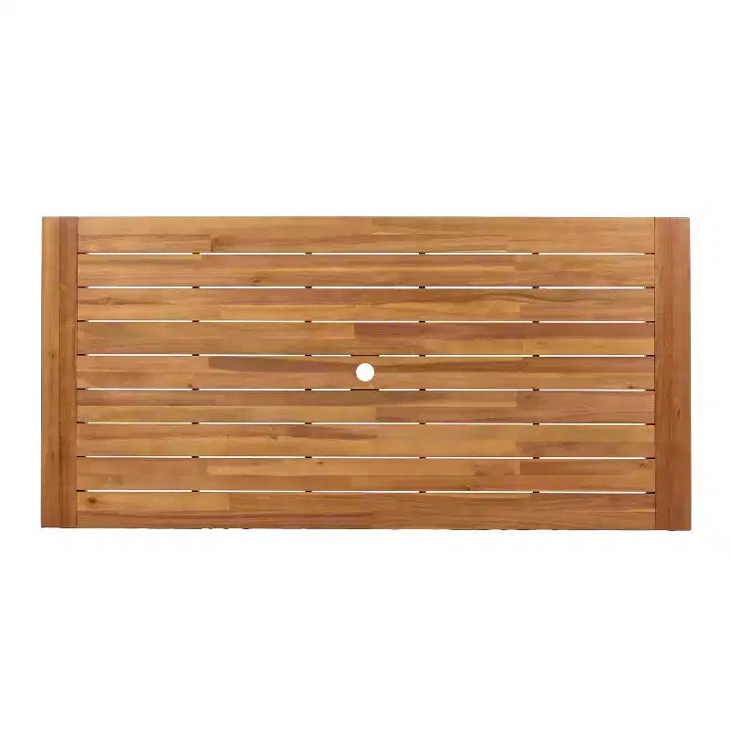 Christopher Knight Home Ratchanon Set 7 pz. da Patio Moderno con Sedie in Legno di Acacia, Corde in PE Intrecciate e Tavolo a Doghe